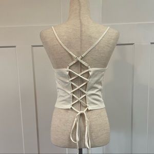 Urban Outfitters Lace-Up Back Top